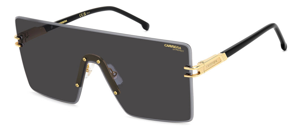 Carrera 1075/S RHL2K Gold Black Mask Women's Sunglasses