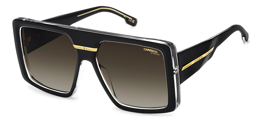 Carrera Victory C 13/S 7C5HA Black Crystal Square Women's Sunglasses