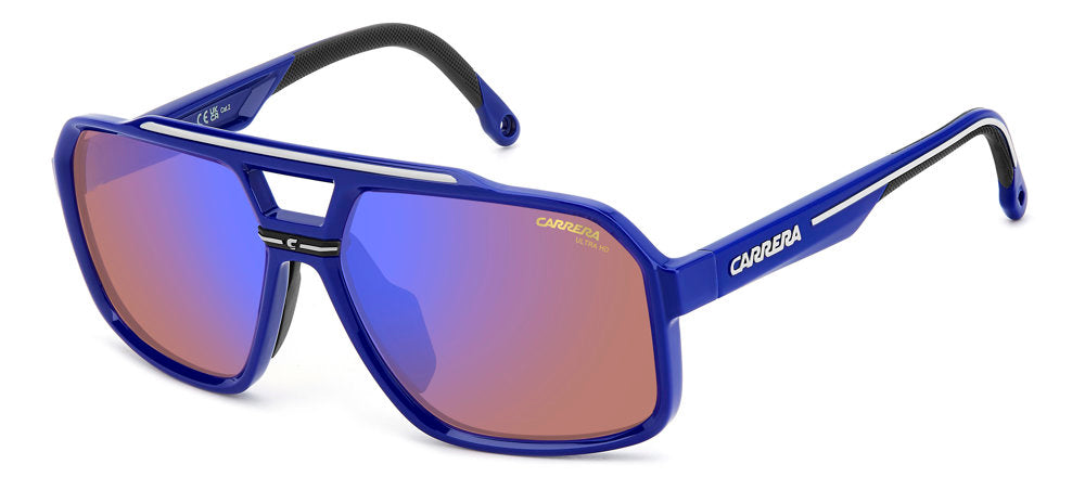 Carrera C Sport 03/S XW0ZS Blue Grey Rectangular Men's Sunglasses