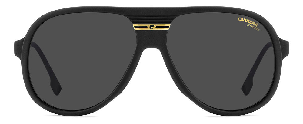 Carrera C Sport 07/S I46IR Matte Black Gold Pilot Men's Sunglasses