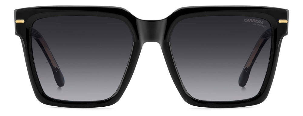 Carrera 3067/S 8079O Black Rectangular Women's Sunglasses