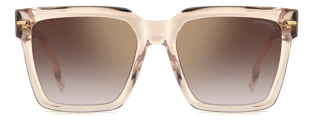 Carrera 3067/S FWMYK Nude Rectangular Women's Sunglasses