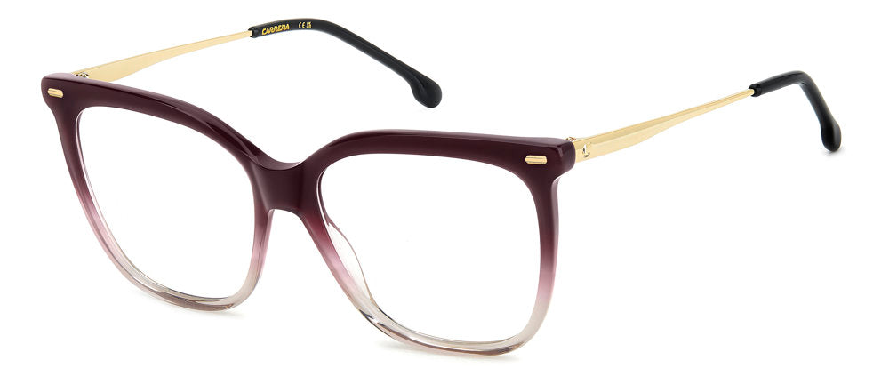 Carrera 3062 0T7 Plum Rectangular Women's Eyeglasses