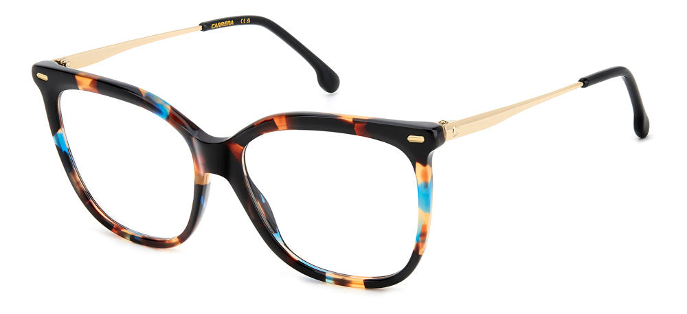 Carrera 3062 CVT Teal Havana Rectangular Women's Eyeglasses