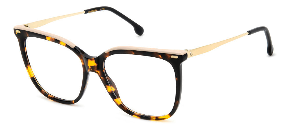 Carrera 3062 XLT Havana Beige Rectangular Women's Eyeglasses