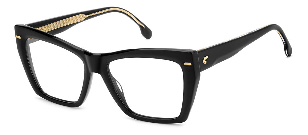Carrera 3064 807 Black Geometric Women's Eyeglasses
