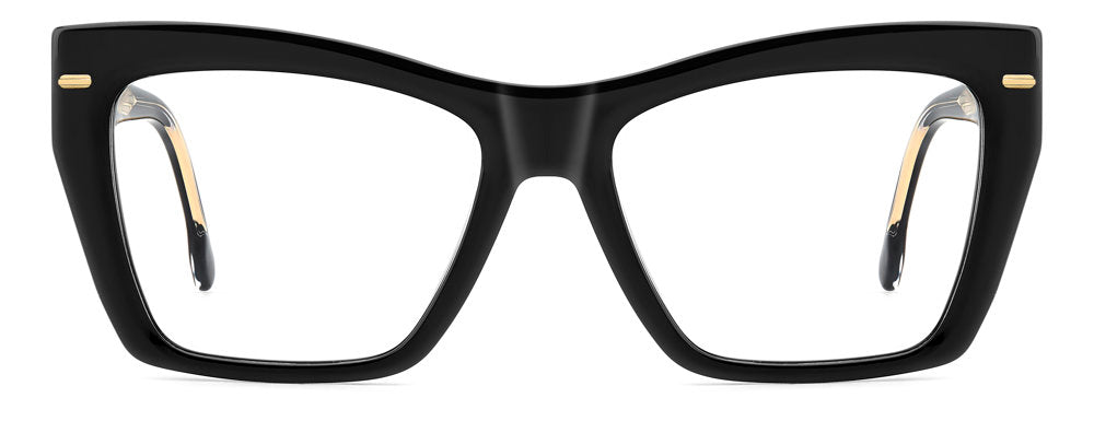 Carrera 3064 807 Black Geometric Women's Eyeglasses