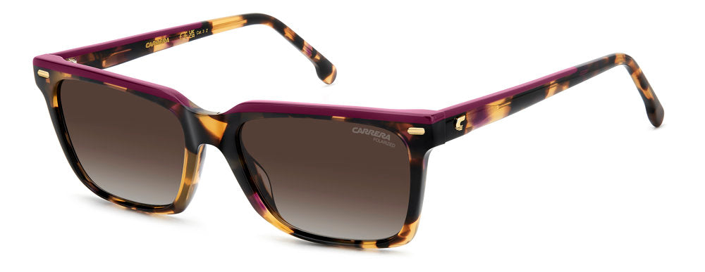 Carrera 3056/S MFXLA HVNA PLUM Rectangular Women's Sunglasses