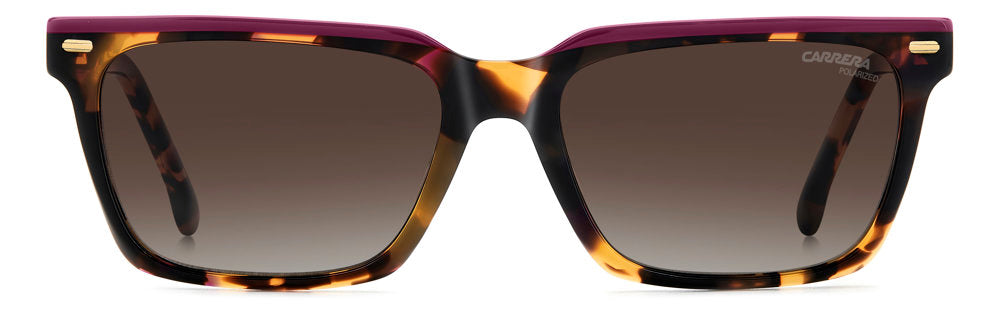 Carrera 3056/S MFXLA HVNA PLUM Rectangular Women's Sunglasses