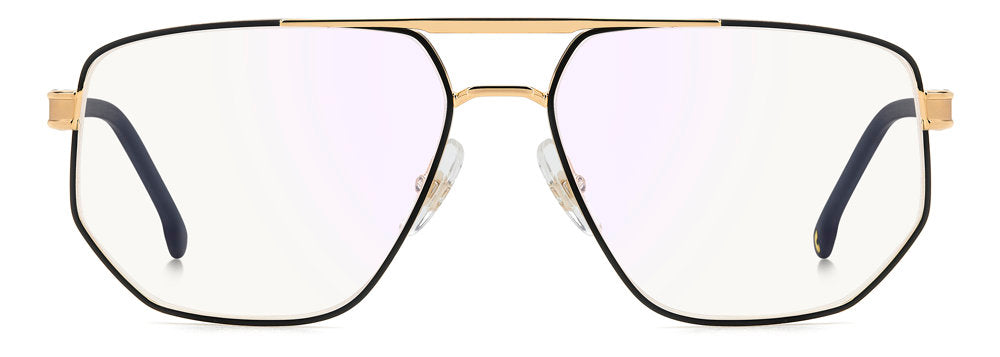 Carrera 1141 I462Y Matte Black Gold Men's Rectangular Eyeglasses