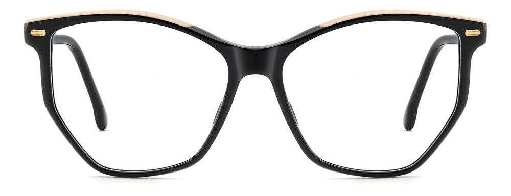 Carrera Carrera 3058 0WM Black Beige Rectangular Women's Eyeglasses