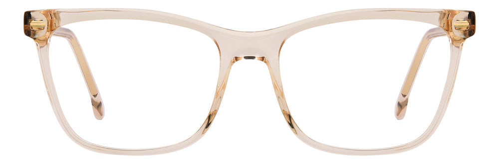 Carrera 3060 FIB Nude Gold Rectangular Women's Eyeglasses