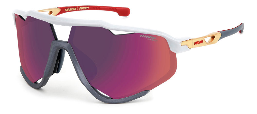Carrera Ducati Carduc 055/S 268Z0 Grey Red G Rectangular Men's Sunglasses