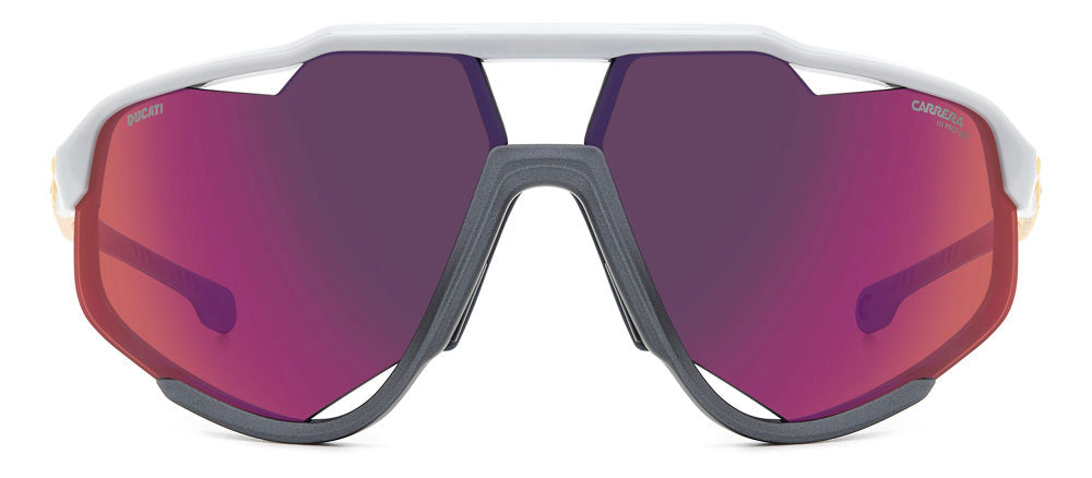 Carrera Ducati Carduc 055/S 268Z0 Grey Red G Rectangular Men's Sunglasses