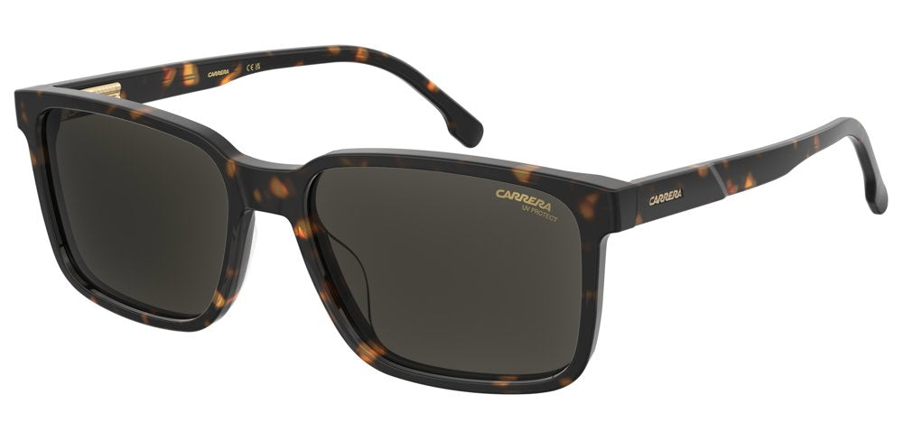 Carrera C Flex 10/G/S 086IR Havana Rectangular Men's Sunglasses