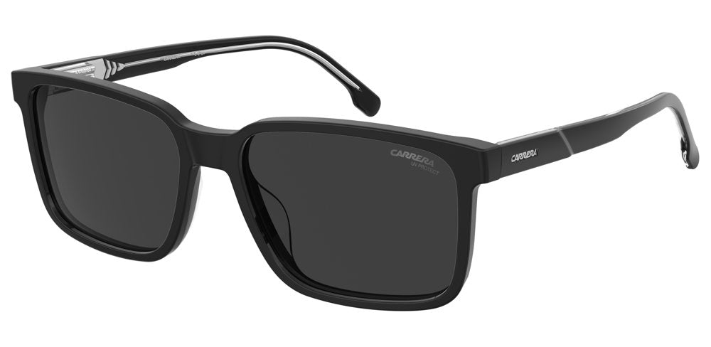 Carrera C Flex 10/G/S 807IR Black Rectangular Men's Sunglasses
