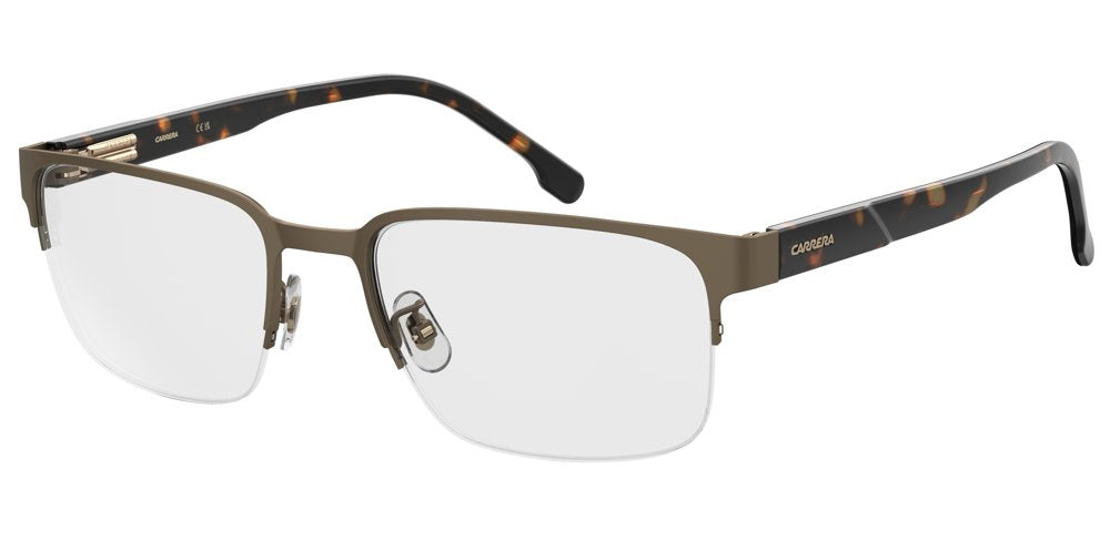 Carrera C Flex 15/G VZH2Y Matte Bronze Rectangular Men's Eyeglasses