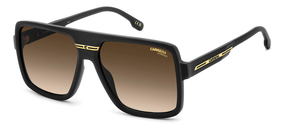 Carrera Victory C 09/S I4686 MT BK GD Rectangular Men's Sunglasses