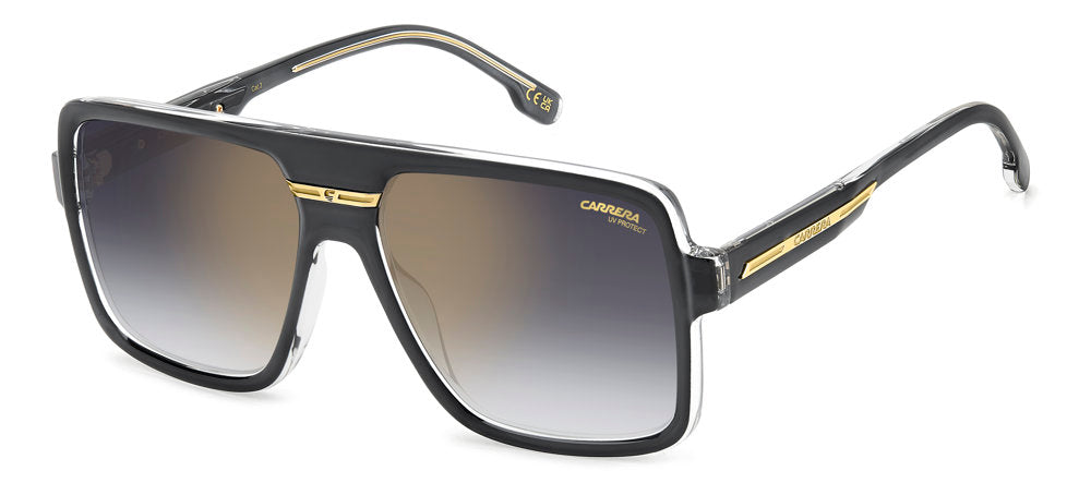 Carrera Victory C 09/S KB7FQ Grey Rectangular Men's Sunglasses