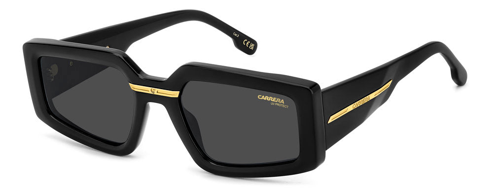 Carrera Victory C 12/S 2M2IR BLK GOLD B Rectangular Women's Sunglasses