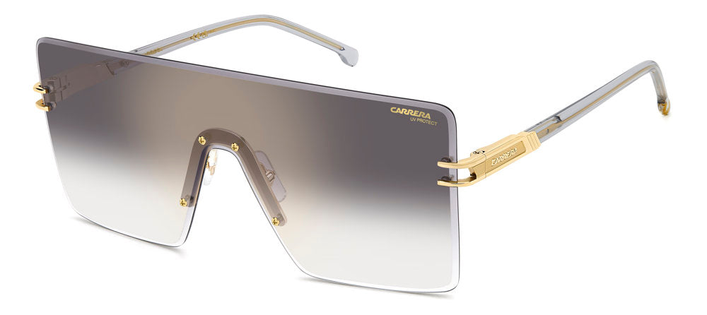 Carrera 1075/S 2F7FQ Gold Grey Mask Women's Sunglasses