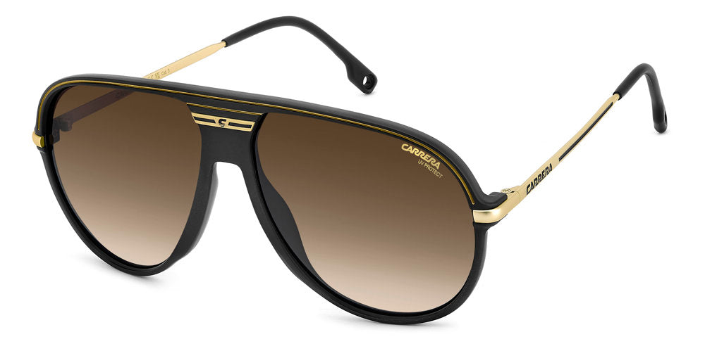 Carrera C Sport 06/S I4686 Matte Black Gold Pilot Men's Sunglasses