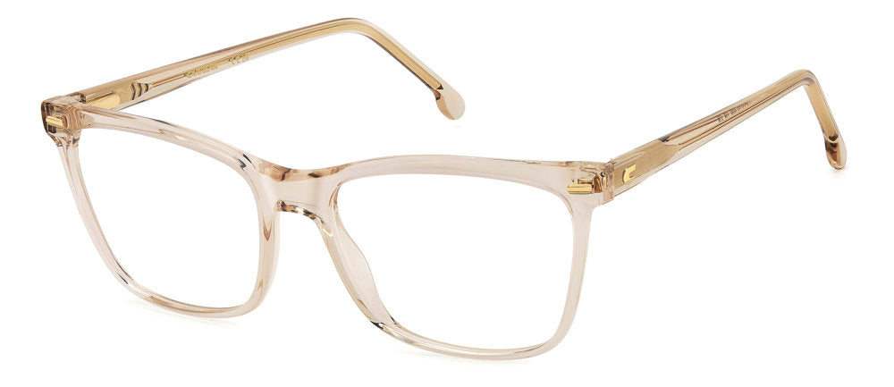 Carrera 3060 FIB Nude Gold Rectangular Women's Eyeglasses