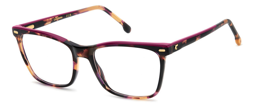 Carrera 3060 Q0J Gold Plum Havana Rectangular Women's Eyeglasses