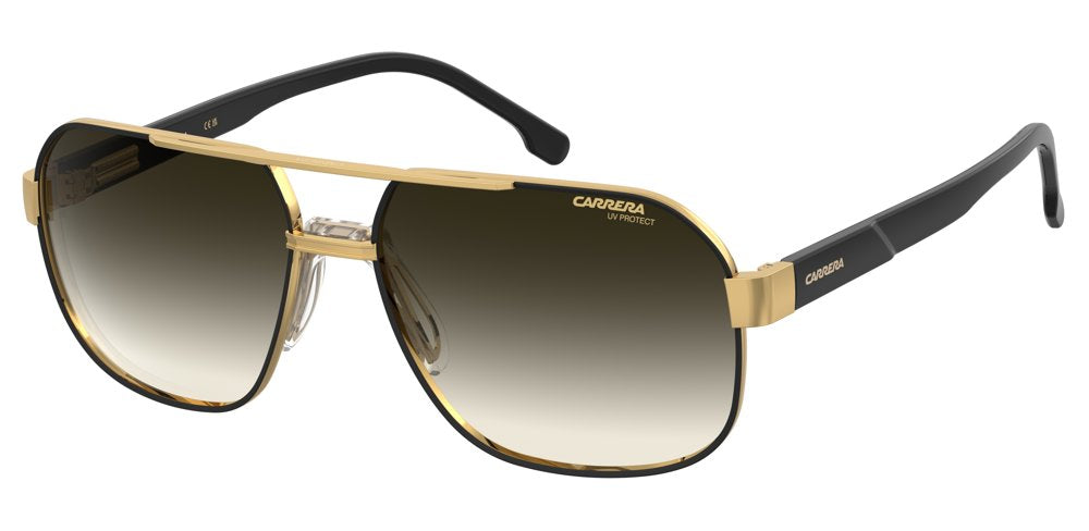 Carrera C Flex 12/G/S RHL9K Gold Black Aviator Men's Sunglasses