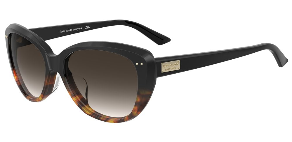 Kate Spade Angelique/F/S WR7HA BLK HAVAN Women's Sunglasses