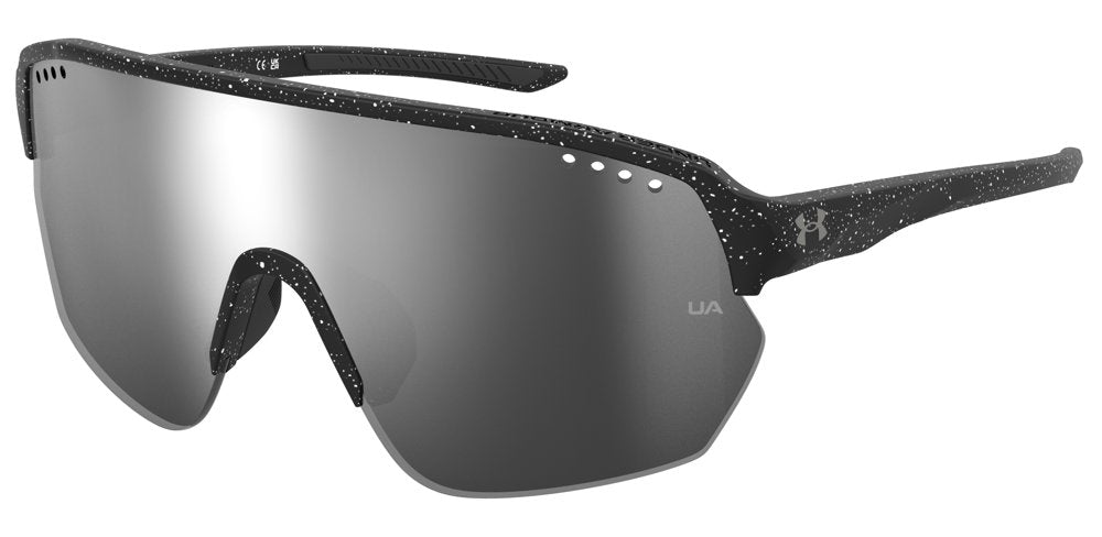Under Armour UA Gameday II/G 03KT4 Pattern Black White Half Rim Mask Sunglasses