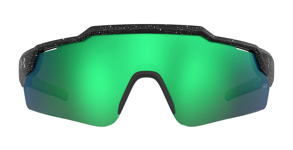 Under Armour UA Levelup JR 03KZ9 PTTRBKWHT Half Rim Mask Sunglasses