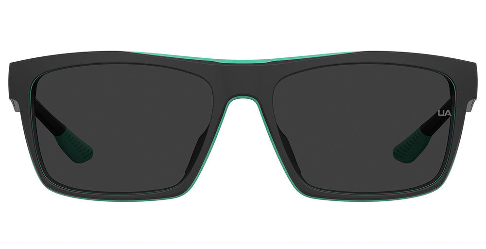 Under Armour UA ACETECH/F 7ZJIR BLCKGREEN Rectangular Unisex Sunglasses
