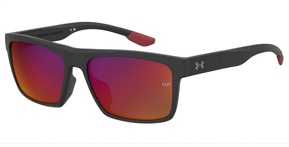 Under Armour UA ACETECH/F BLXMI MT BLK RD Rectangular Unisex Sunglasses
