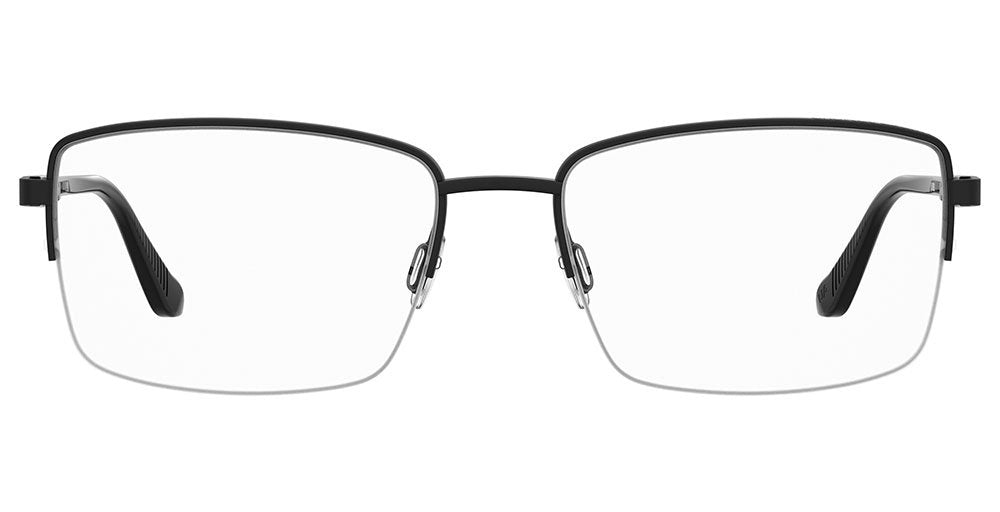Under Armour UA 5095/G 003 Matte Black Half Rim Rectangular Eyeglasses