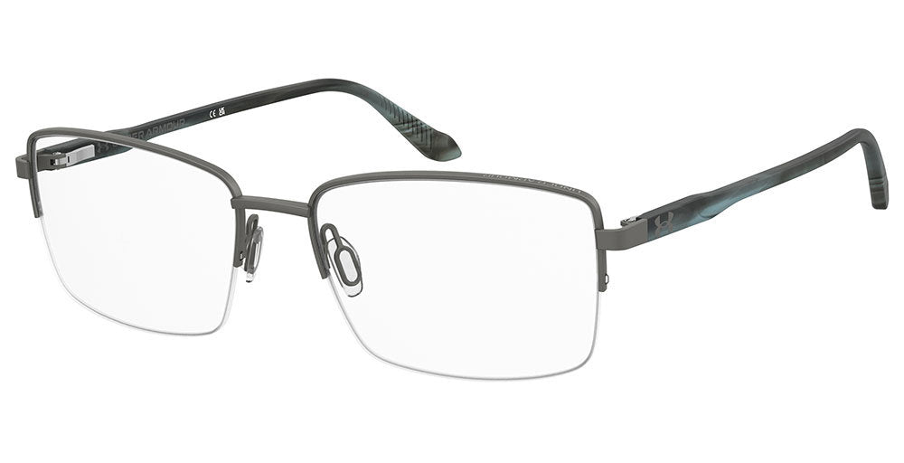 Under Armour UA 5095/G OOS Dark Ruthenium Rectangular Men's Eyeglasses