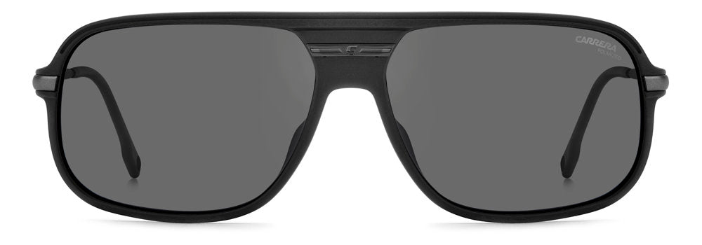 Carrera C Sport 10/S RZZM9 Matte Black Dark Ruthenium Rectangular Men's Sunglasses
