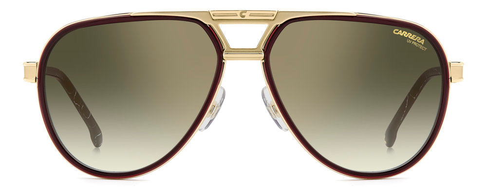 Carrera 1076/S OITD6 Black Red Men's Pilot Sunglasses