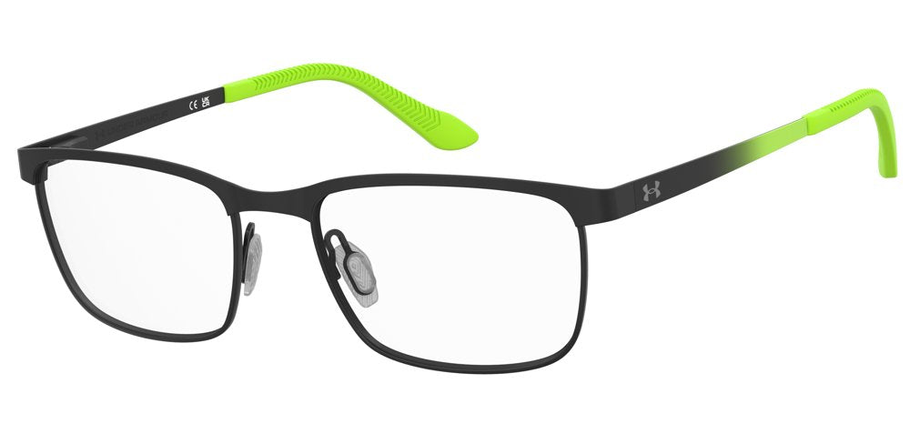 Under Armour UA 9020 7ZJ BLCKGREEN Rectangular Boys' Eyeglasses