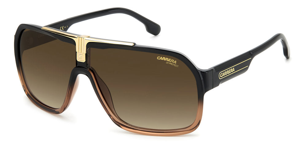 Carrera Carrera 1014/S R60HA Black Brown Navigator Men's Sunglasses