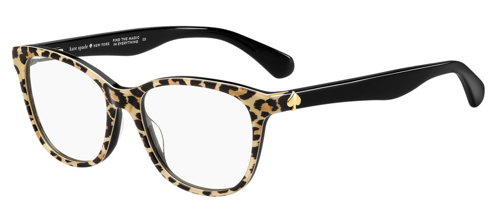 Kate Spade Atalina INA BLK PTT BL Women's Eyeglasses