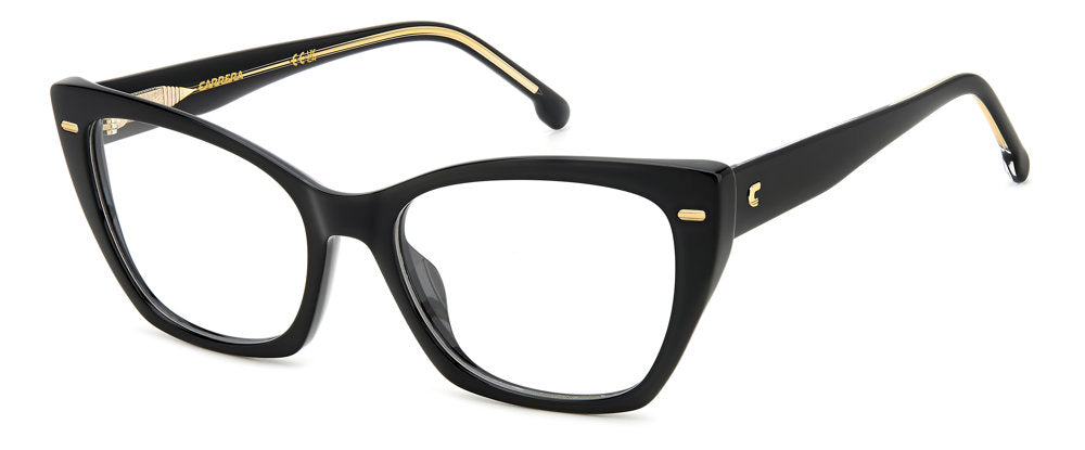 Carrera 3036 807 Black Cat Eye Women's Eyeglasses