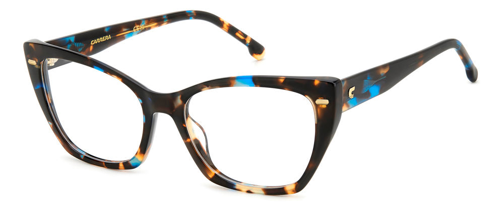 Carrera 3036 X8Q BW BLU HV Cat Eye Women's Eyeglasses