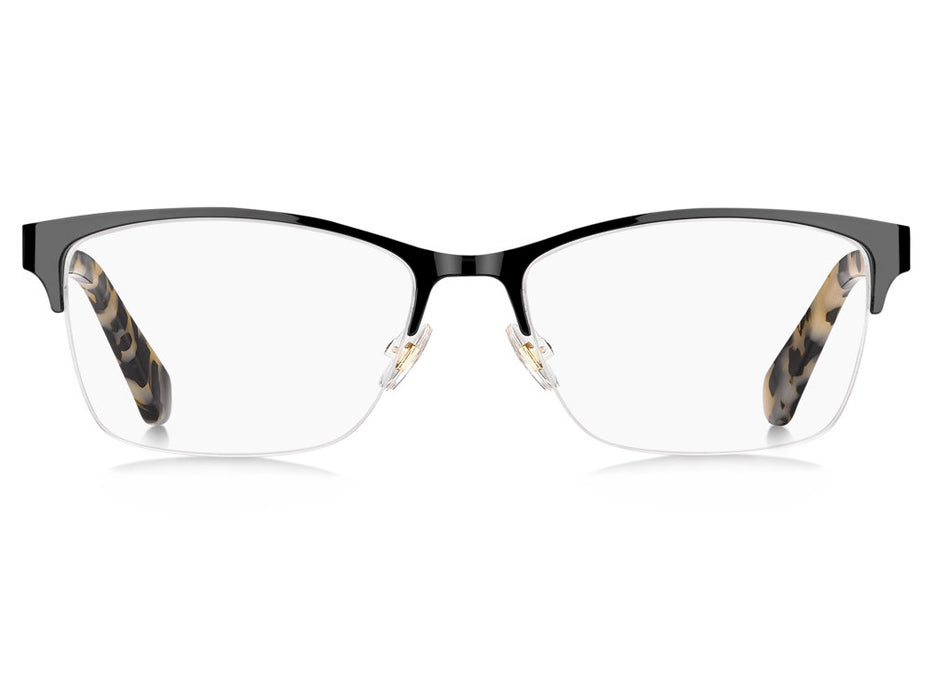 Kate Spade Glorianne WR7 Black Havana Rectangular Women's Eyeglasses
