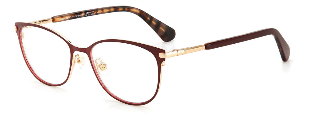 Kate Spade Jabria LHF Burgundy Cat Eye Women's Eyeglasses