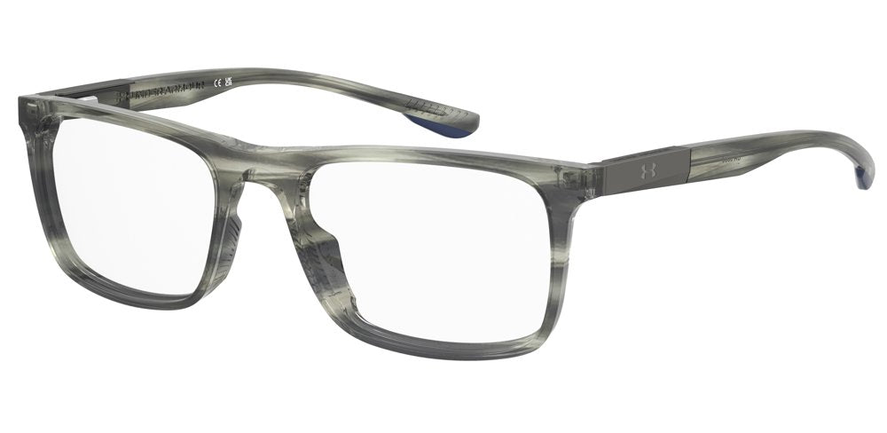 Under Armour UA 5086 2W8 Grey Horn Full Rim Rectangular Eyeglasses