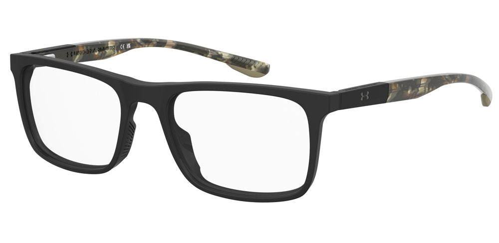 Under Armour UA 5086 7ZJ Black Green Rectangular Men's Eyeglasses