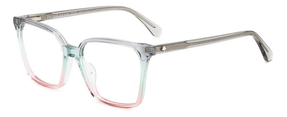 Kate Spade Everleigh 3U5 Grey Green Square Women's Eyeglasses