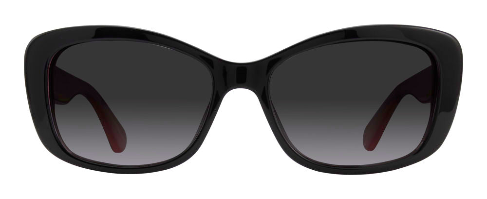 Kate Spade Claretta/P/S 3H2WJ Black Pink Women's Polarized Sunglasses
