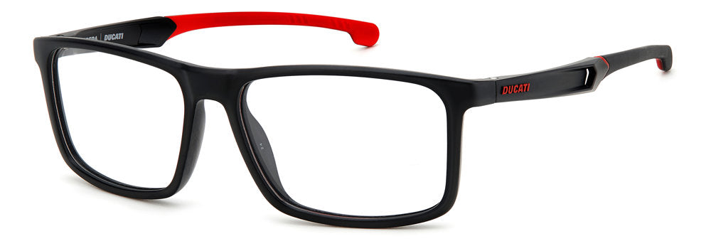 Carrera Ducati Carduc 024 OIT Black Red Rectangular Men's Eyeglasses